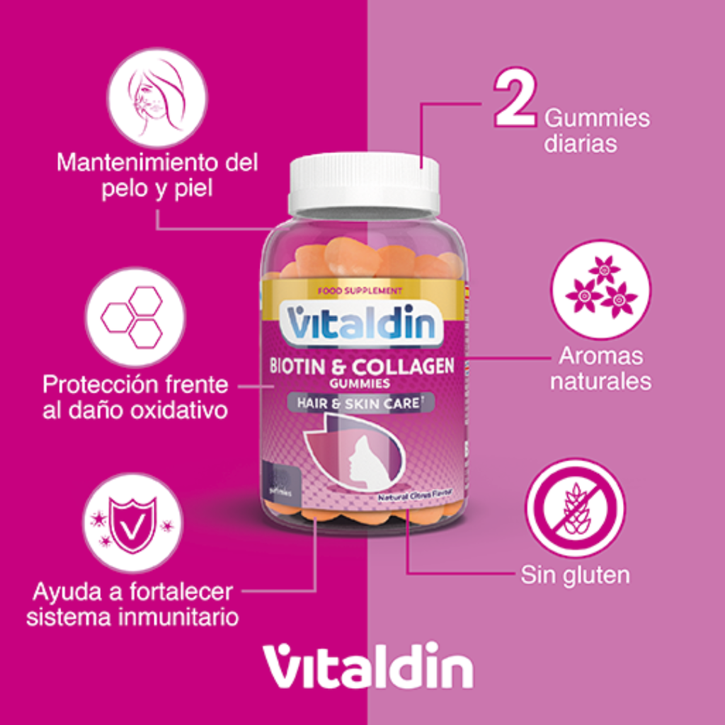 Biotina y Colágeno 30 uds